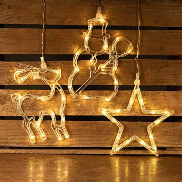 

christmas lights led pointed light string wedding christmas decoration 3pc