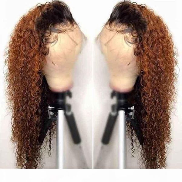 

13x6 ombre water wave lace front wig 360 lace frontal wig black women remy 1b 30 colored lace front human hair wigs preplucked