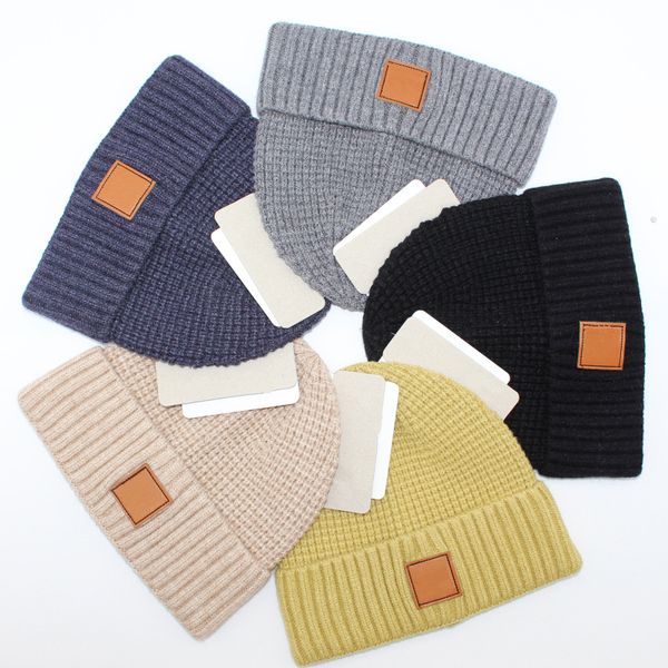 

winter ski hat men designers beanie hats solid color autumn women knitted beanies 5 color, Blue;gray
