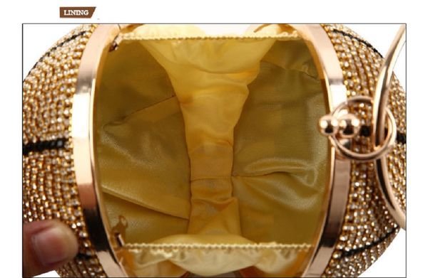 

handbags &purses diamond basket ball banquet handbag hand-made super quality for bridal and lady at party/wedding festival gifts, Black