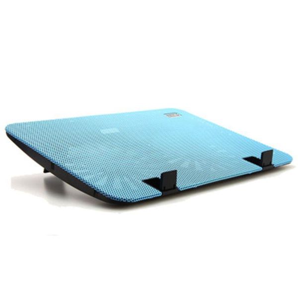 

silent metal panel dual fan cooler high speed notebook cooler lapcooling pad slim stand for 15.6 inch pc computer