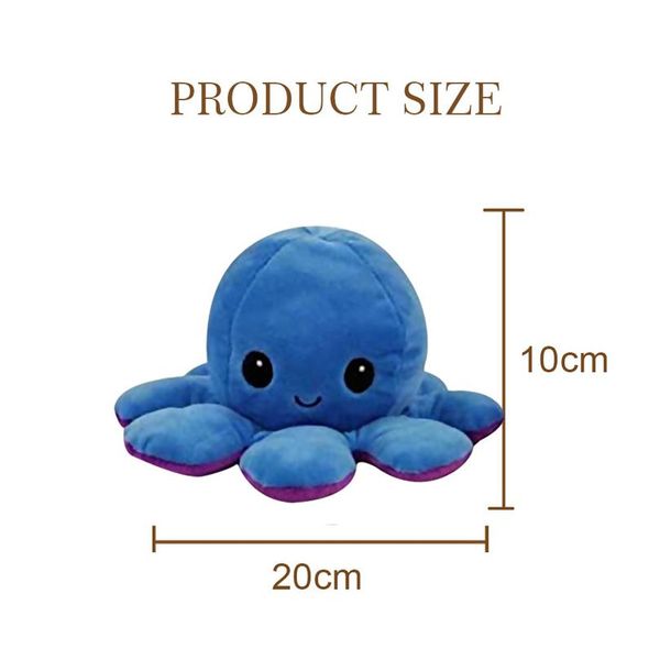 

cute oc stuffed plush doll different sides to show different moods soft simulation reversible plush toy for sqcwvv