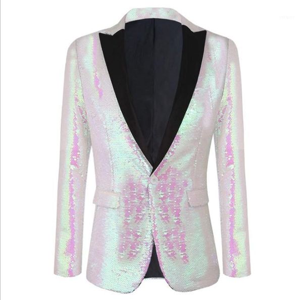 

new show blazer men pink symphony ruffle suit nightclub men's presiding bridegroom wedding dress studio suit jacket plus size 1, White;black