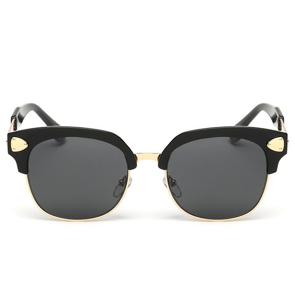 

sunglasses new fashion brand oval design mirror acrylic sun glasses for women six colors, White;black