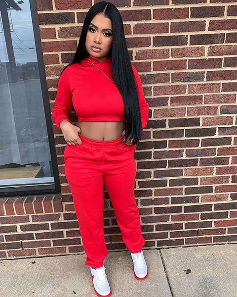 

women's fashion solid color open back lanyard long sleeve hooded sports suit, Gray