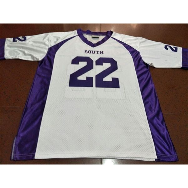 

rare phillip lindsay south #22 real full embroidery college jersey size s-4xl or custom any name or number jersey, Black