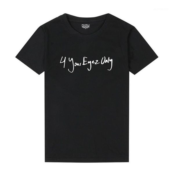 

men's t-shirts pkorli 4 your eyes only t-shirt men women casual j cole t shirts summer cotton short sleeve fans dreamville tee shirts1, White;black