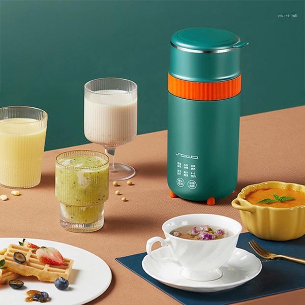 

portable soy milk maker multifunction household fruit beans supplement heating mini juicer soymilk machine kitchen tools1