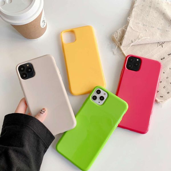 

qaranipobo - smooth and thick vip case, vip 11 pro xr xs max 7 8 6 s plus solid color caselk