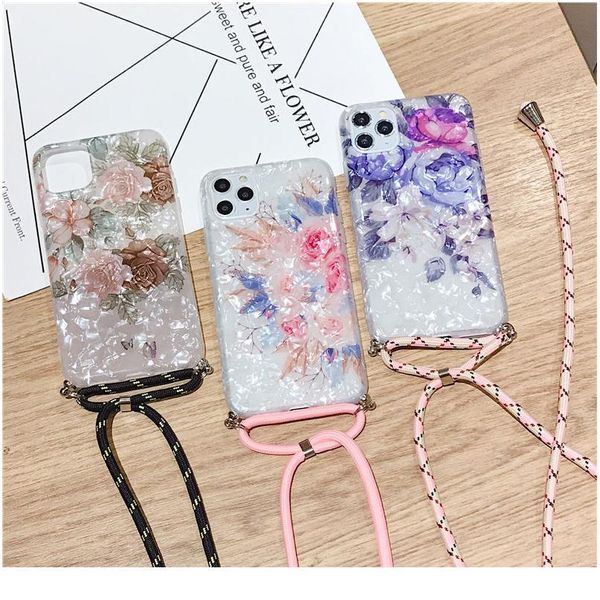 

dream shell vintage flower phone case for iphone 11 11pro max xr xs max 6 7 8 plus x xs qyloyv
