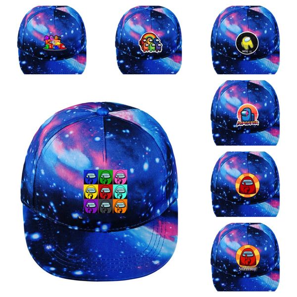 

7 colors among us hat games baseball caps star peaked sun hats for men women adults hip hop snapback sport travel casual caps e120808, Yellow