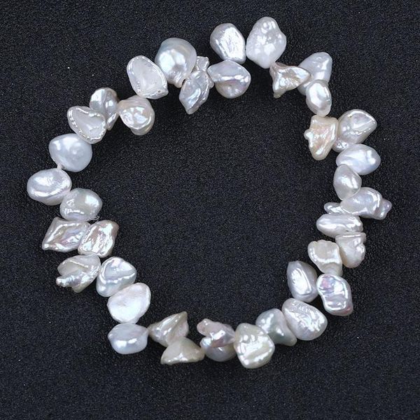

beaded, strands 7-8mm selling pearl freshwater keshi bracelet, Black