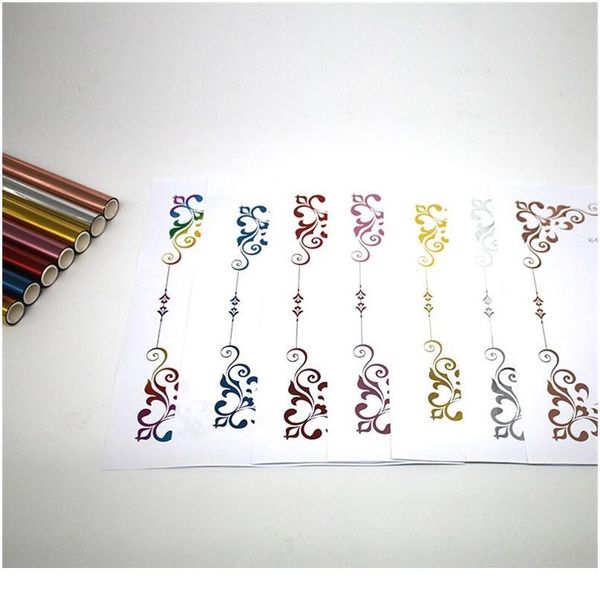 

5m x 1 roll stamping foil paper gold foil foil by laser printer and laminator toner reactive foil,fo qyljnn