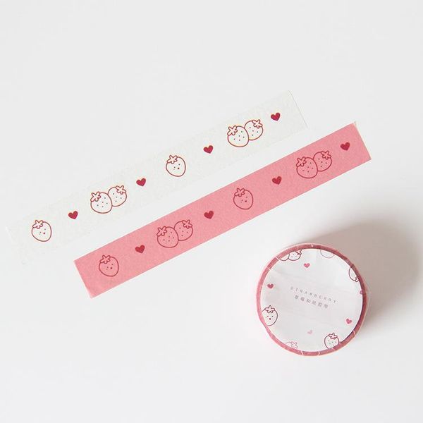 

2016 lovely fruit girl heart decorative adhesive tape koren washi tape diary diy scrapbooking masking tape kawaii stationery h