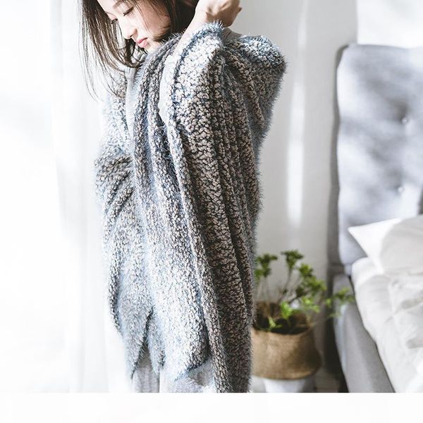 

nordic solid color одеяло кровати рождественских украшений для home throw одеяла домашнего украшения soft одеяла покрывала