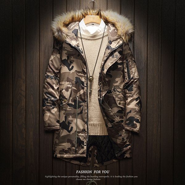 

2021 new camouflage brand winter padded warm coats jackets clothes parkas plus asian size m-5xl men's windbreakers l324, Black