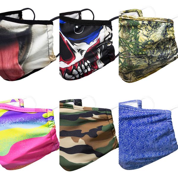 

cotton suitable mask adults 3d designer face for and kids printed masks with 3 layer filter fre 6xro