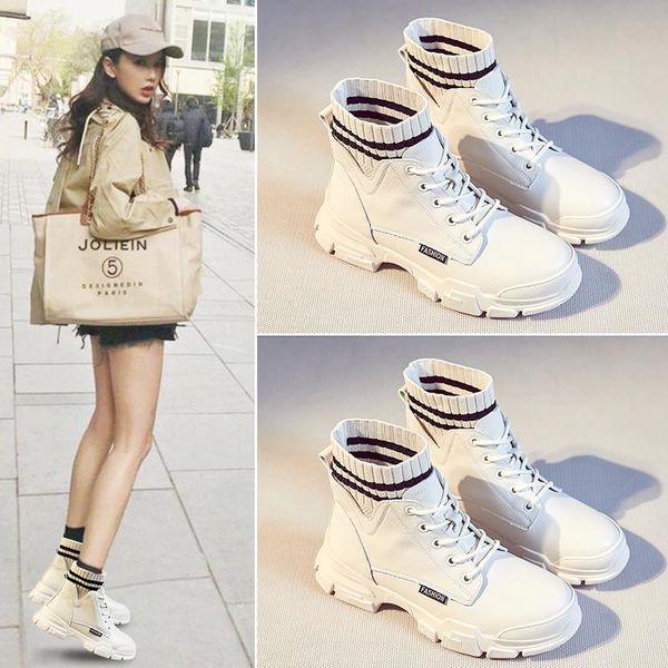 

women platform boots for women's leather ankle boots female lace up winter warm fur shoes woman fashion punk, Black