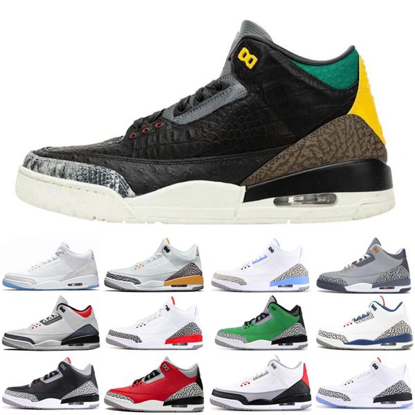 

2020 black white jumpman men basketball shoes court purple animal instinct tinker 3 3s athletic mens trainers sports sneakers size 7-13, White;red