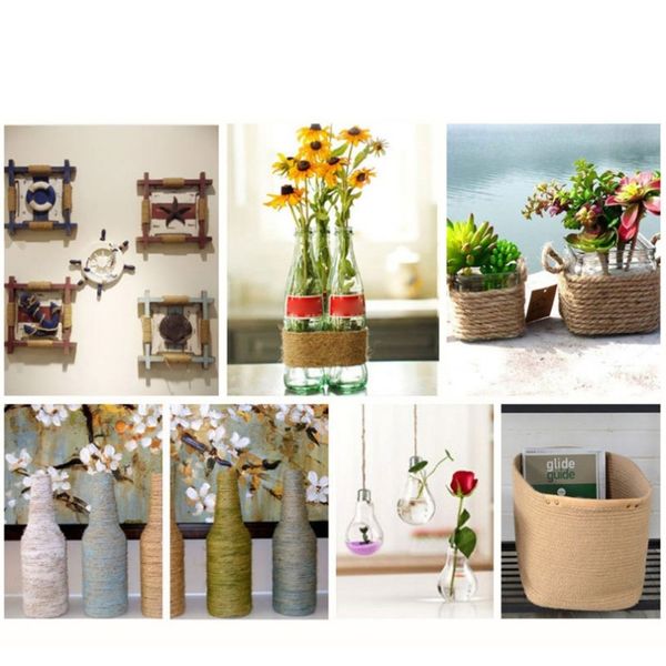 

1 шт. цветной конопляный веревочный рулон шпагат струнный шнур diy diy струнные аксессуары ручной работы ремесло скрапбукинг, создавая инстр