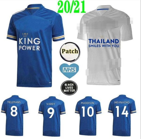 

thailand leicester soccer jersey 2020 2021 maguire vardy football shirt city vardy maddison tielemans camiseta de fútbol men kids kiti, Black;yellow