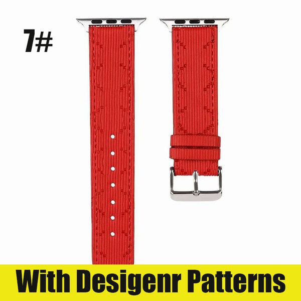 

g designer luxury watch strap for apple watch band 1 2 3 4 5 6 7 42mm 38mm 40mm 44mm iwatch bands leather bracelet fashion wristband print s