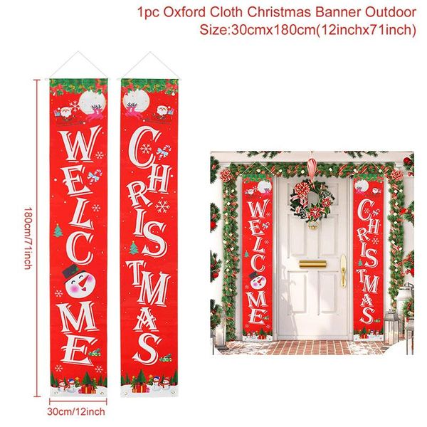 

merry christmas door banner christmas decorations for home outdoor hanging christmas ornaments xmas gifts navidad new year 2021 wmttky