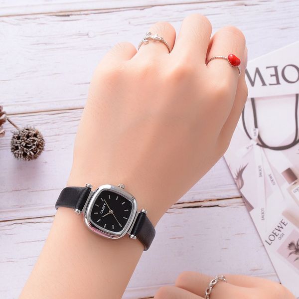 

luxury watch women leather strap square sport watch fashion casual ladies business bracelet watches for women female clock fashion design, Slivery;brown