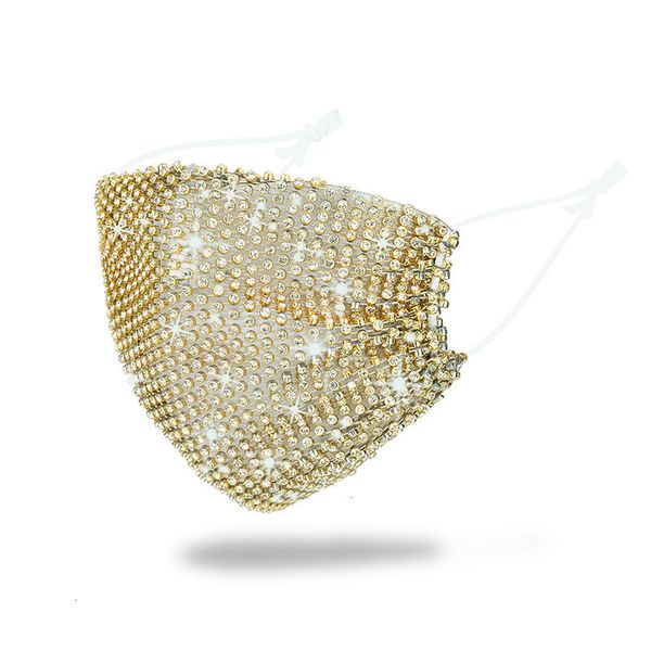 

factoryfactoyreusable fashion face masks bling nightclub lady salon designer luxury dust-proof protective adjustable mas 3 njg2g