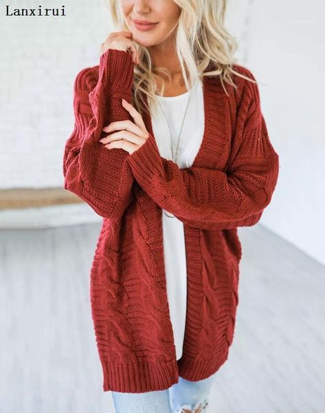 

sweater women new autumn winter solid color jumper long-sleeved knitting cardigan sweaters coat female korean vestidos1, White