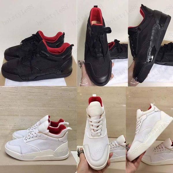 

sneakers spikes aurelien flat trainer red bottom men shoes black aurelien sneakers casual outdoor trainer perfect quality