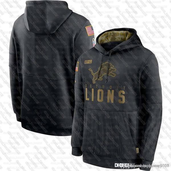 

detroit lions black 2020 salute to service men pullover hoodie pittsburgh steelers tampa bay buccaneer jerseys, Black;red