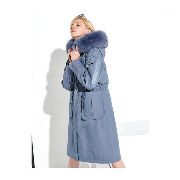 

women long slim jacket casual women parka fashion warm fur liner coat long female winter jacket hooded fur collar1, Black