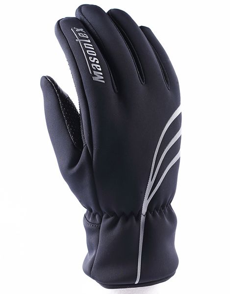 

attacked dropshipping masontex winter-proof anti-slip touchscreen gloves men for cycling motorcycle outdoor sports rno2, Blue;gray