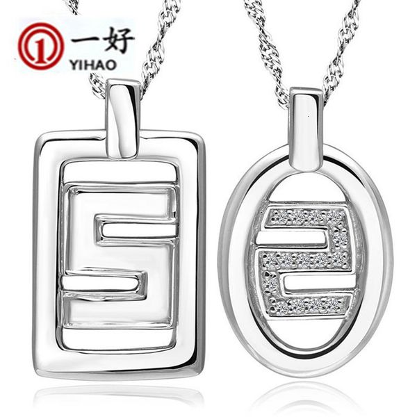 

925 520 female couple necklace pendant silver jewelry lovers
