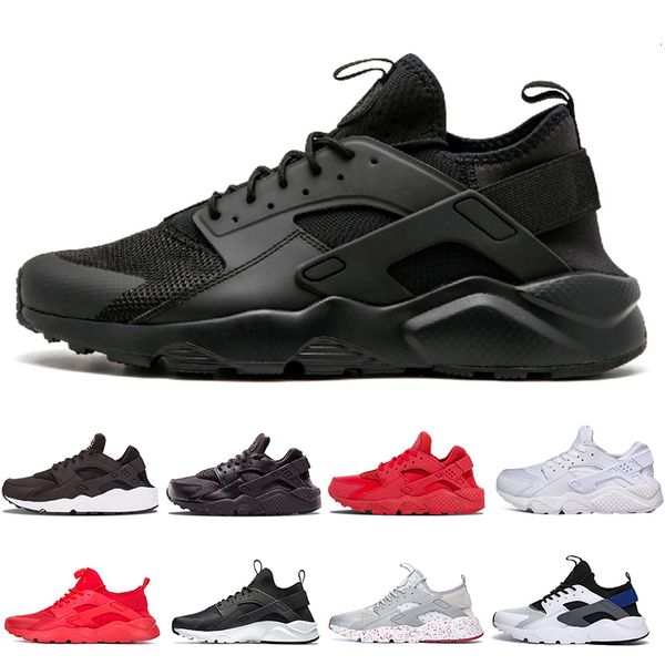 

discount huaraches 1.0 4.0 running shoes for women men black triple white red womens breathable sneakers trainers athletic shoes
