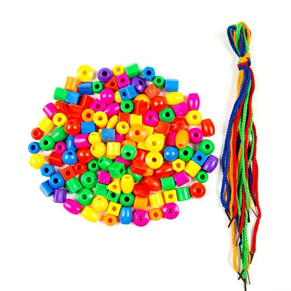 

multiplay diy plastic building blocks colorful geometric figures beaded puzzle early education toys children gift toys yjn wmtvfn