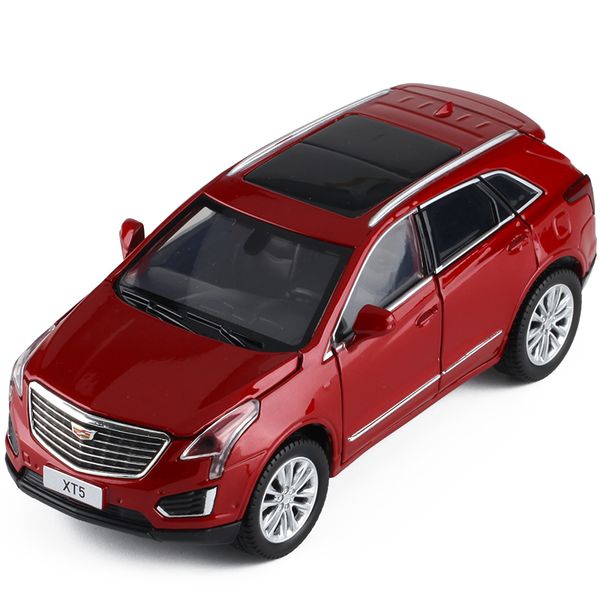 

6 door steering shock absorption 1 / 32 cadillac xt5 metal alloy simulation car model toy ornament