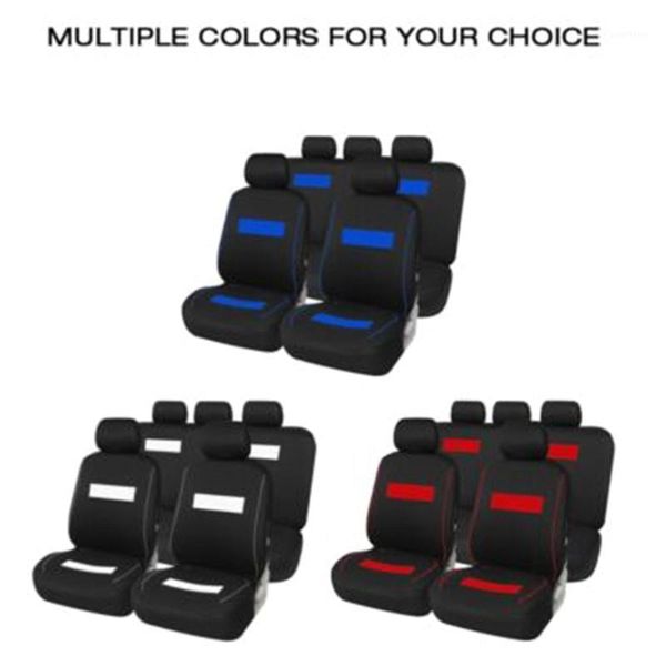 

9pcs/set universal car seat covers interior accessories seat protectors compatible covers1