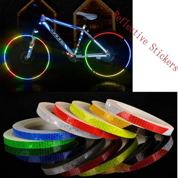 

water bottles & cages reflective tape fluorescent mtb bike bicycle cycling stickers adhesive accessories
