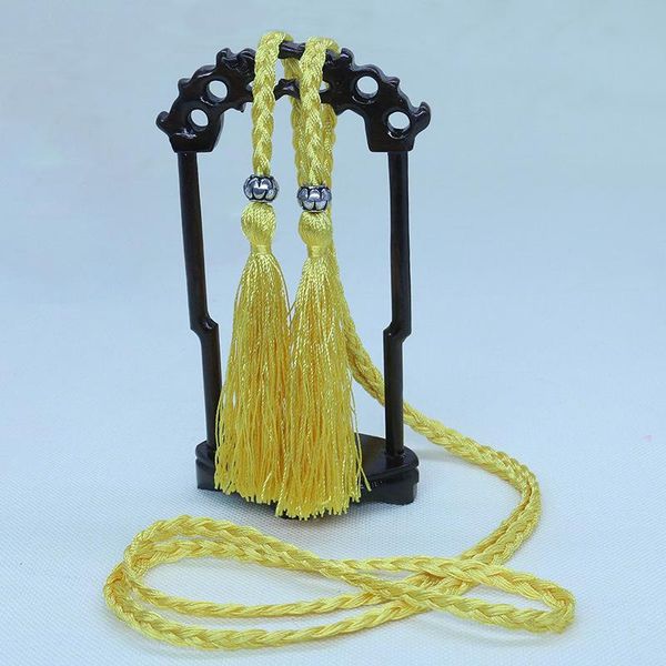 

10 см двойные плетеные полиэфирные кисточки с висящими канатами швейные кисточки отделку декоративные кисточки для штор дома украсить h jllt