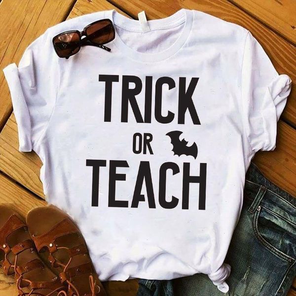 

women casual short sleeve tshirt womens happy halloween tshirt female graphic tee shirt white clothes t shirt