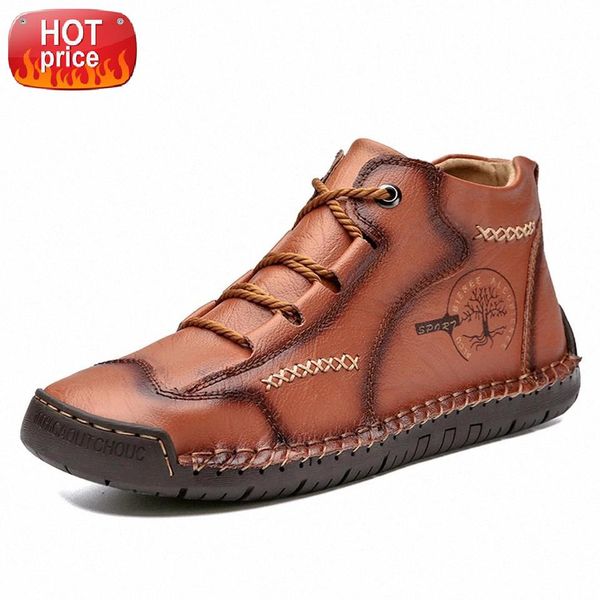 

new autumn and winter men's high-boots comfortable motorcycle boots men's outdoor non-slip leisure sports shoes40- 48 #l16m