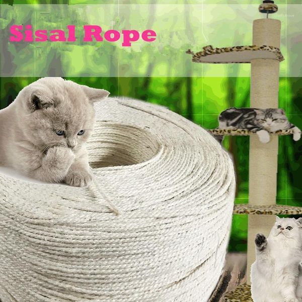 

cat toys 3 meters sisal rope for scratching post making diy desk foot stool chair leg binding material sharpen claw1