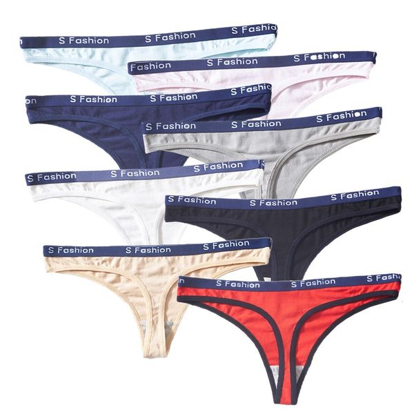 

fashion letter g-string 95%cotton panties women's thong female underwear lingerie under low rise briefs intimates, Black;pink