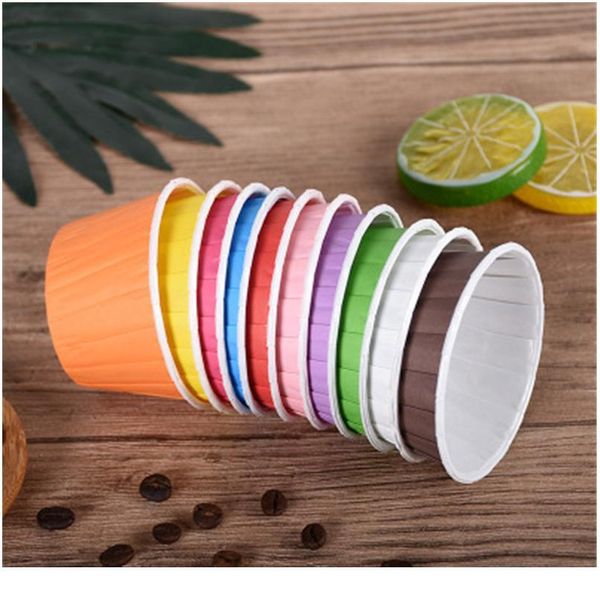 

50pcs white muffin cupcake paper cups cupcake wrapper liner baking cup tray case wedding party muffin decorating bak qylohp