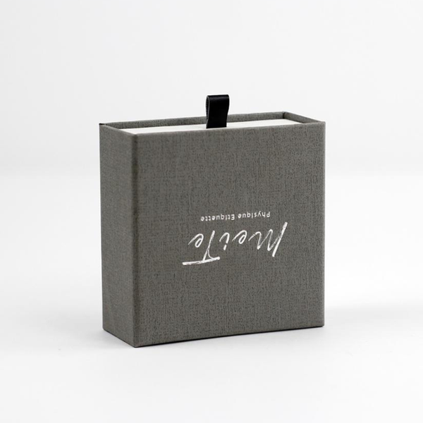 

gift wrap custom business logo printed grey paper jewellry drawer cardboard boxes personalized luxury earings ring necklace packaging