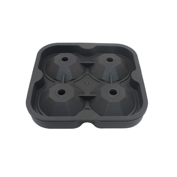 

silicone ice lattice molds 4 hole positions diamonds shape moulds black blue ices block mould new arrival 5 8gw l1