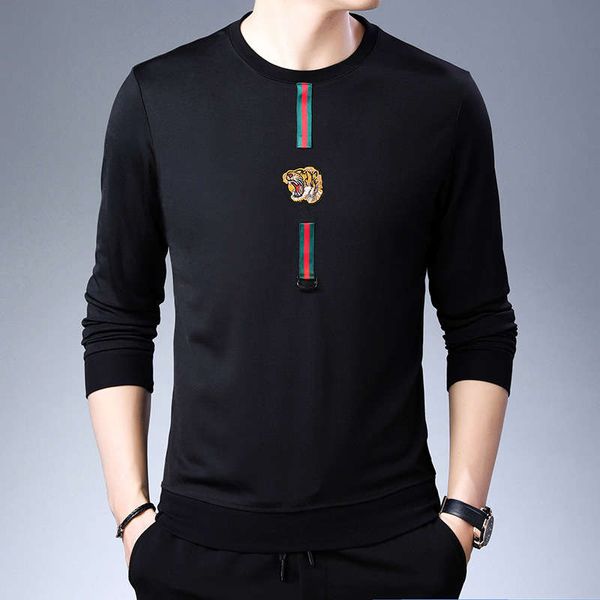

yashte fall 2019 new leisure long sleeve sports t-shirt men's fashion pullover sweater factory, Gray