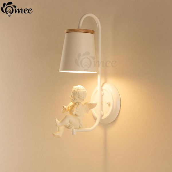 

wall lamp europe children crystal led lifelike resin angle home bedroom bedside fixtures bady light stair aisle lighting